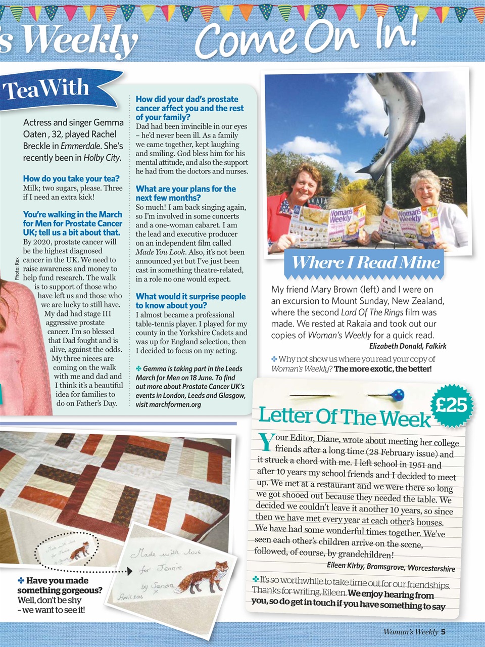 Woman's Weekly Preview Pages