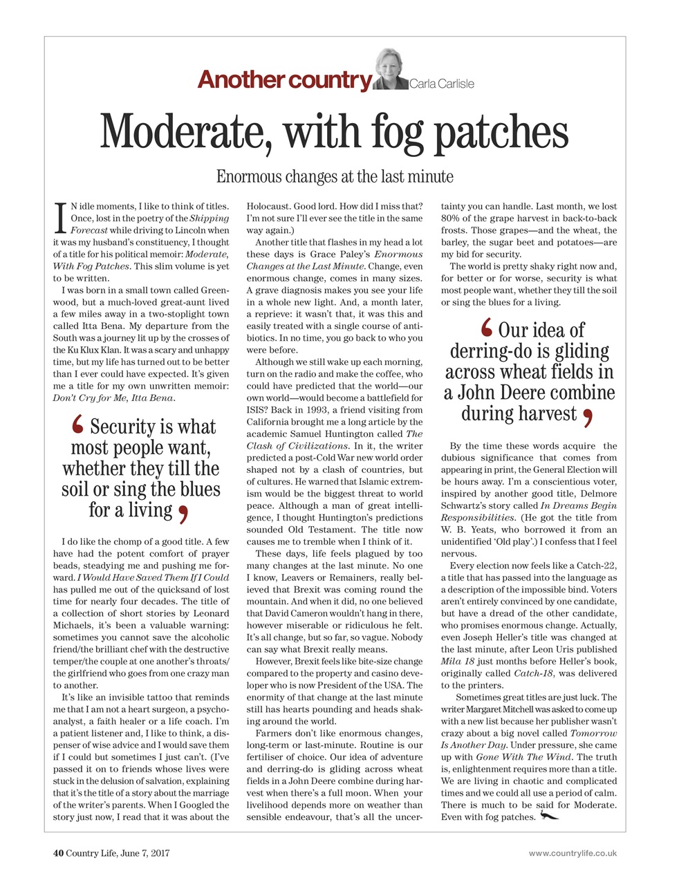 Country Life Preview Pages