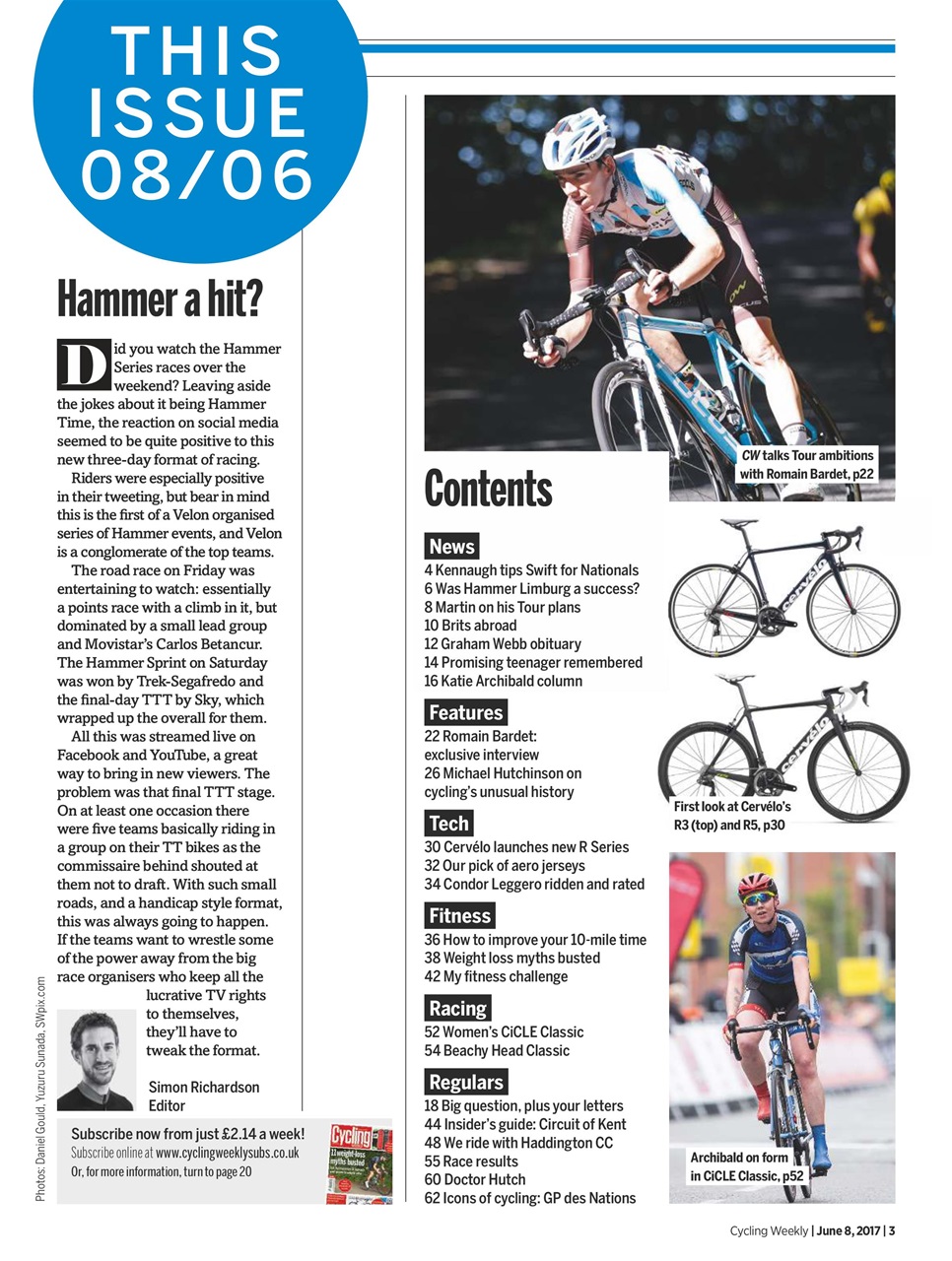 Cycling Weekly Preview Pages