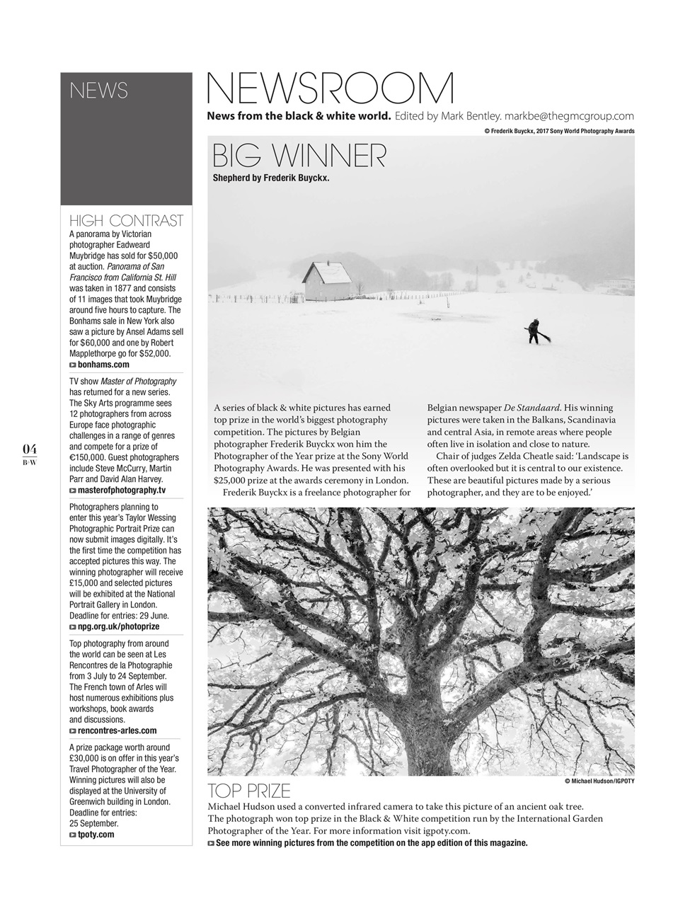 Black+White Photography Preview Pages