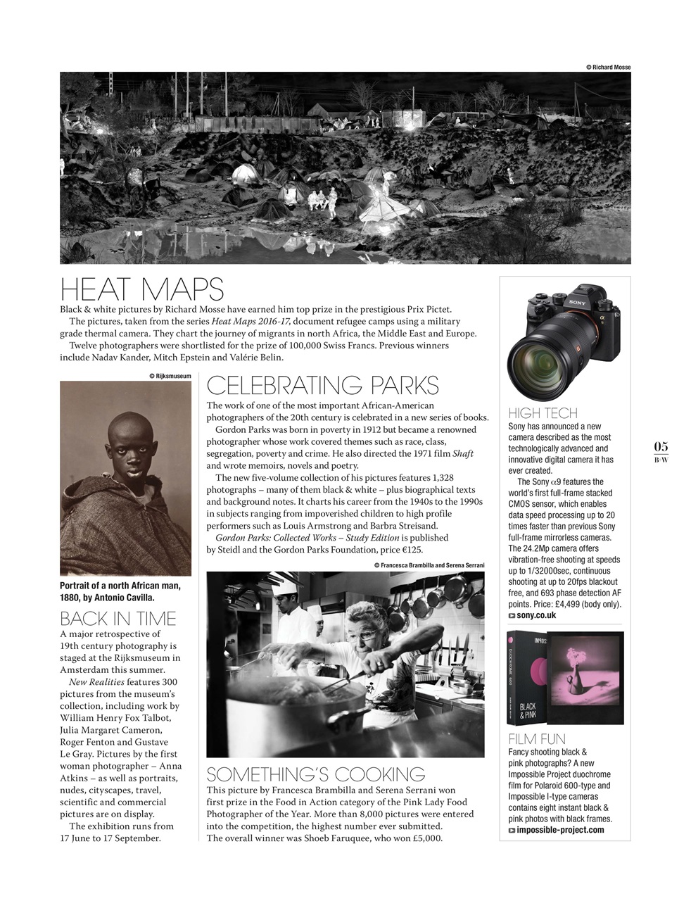 Black+White Photography Preview Pages