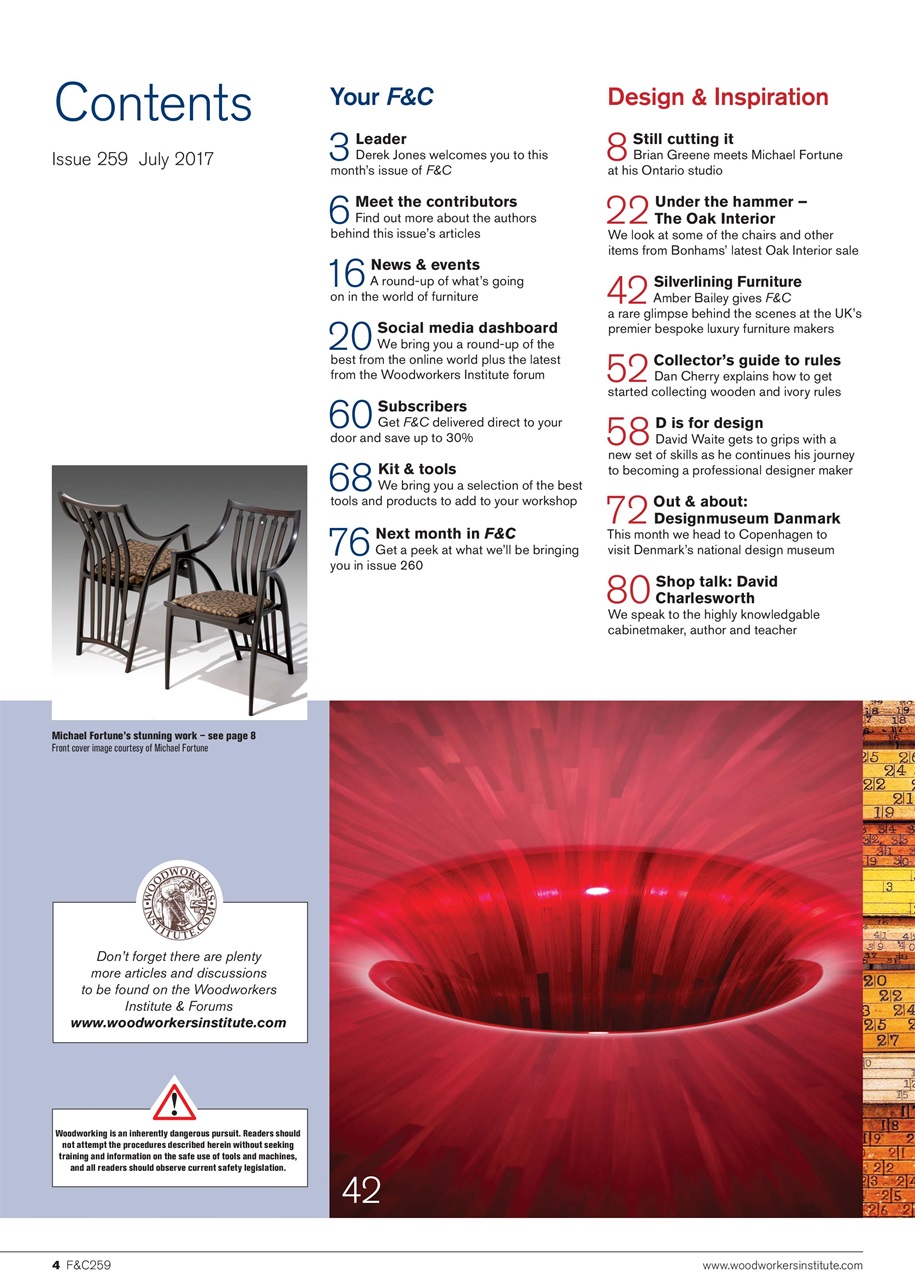 Furniture & Cabinetmaking Preview Pages