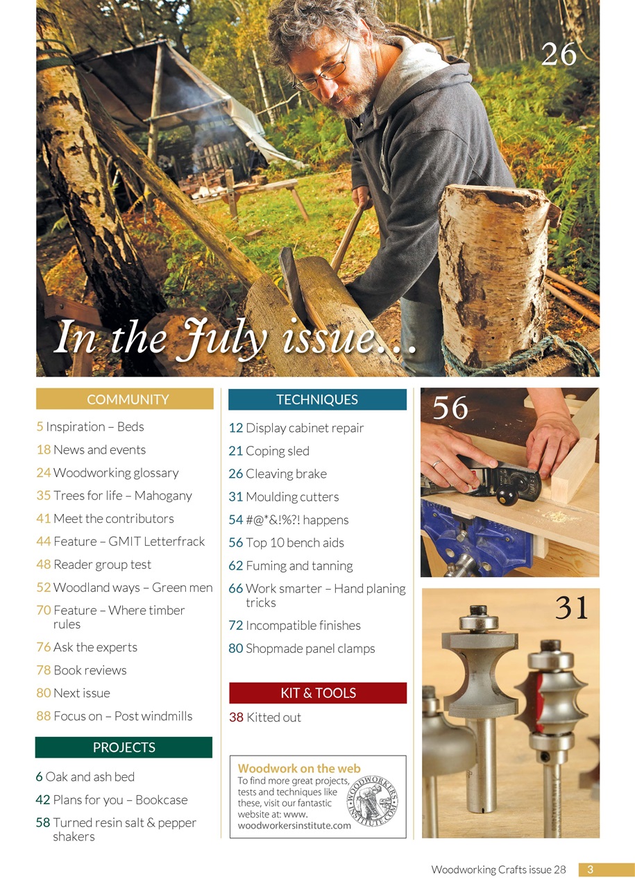 Woodworking Crafts Magazine Preview Pages