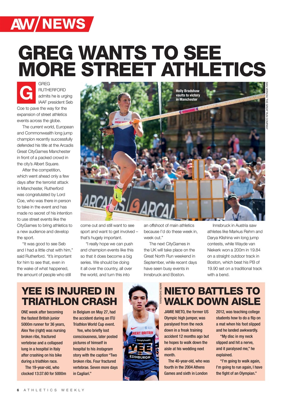 AW – Athletics Weekly Magazine Preview Pages