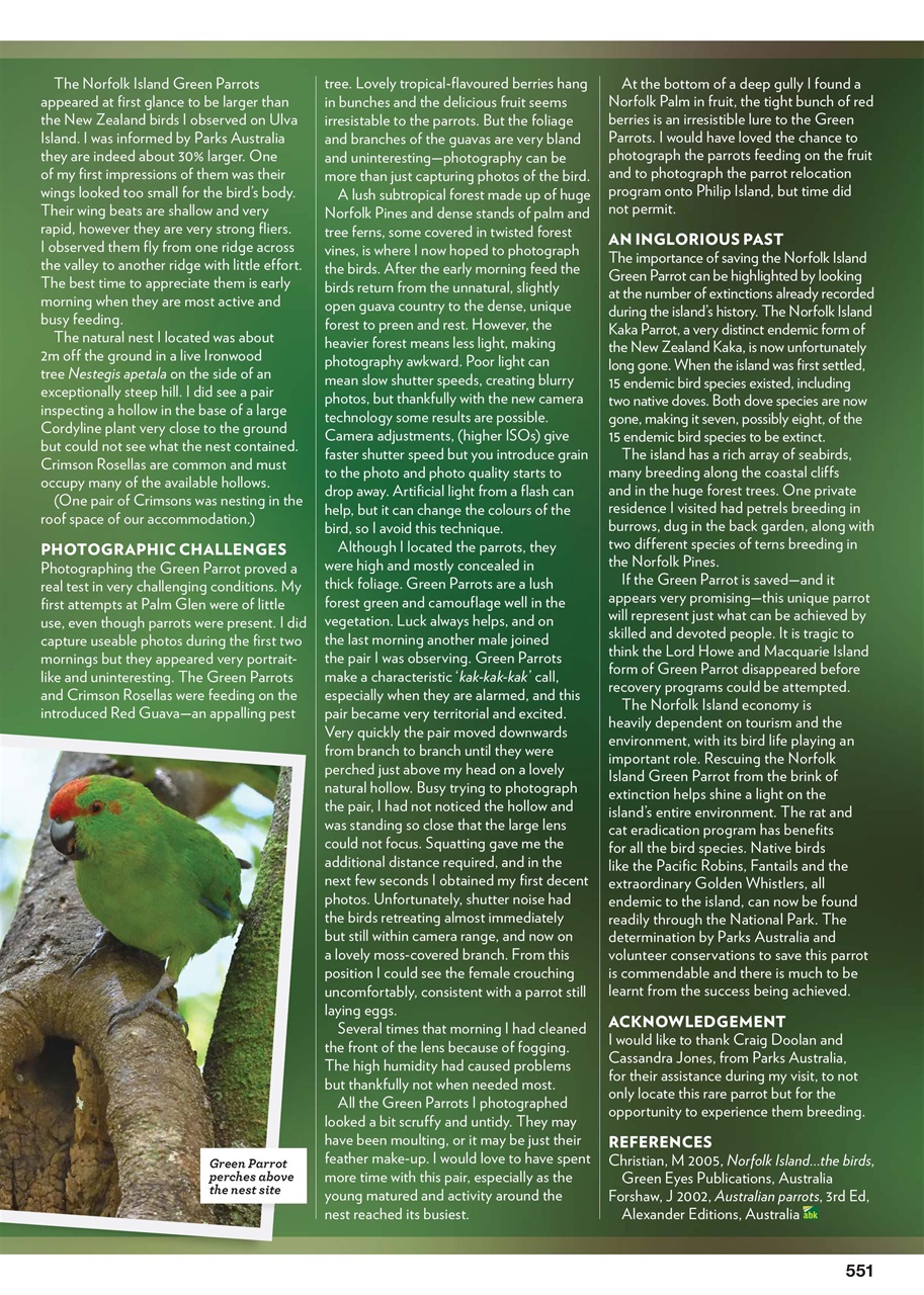 Australian Birdkeeper Magazine Preview Pages
