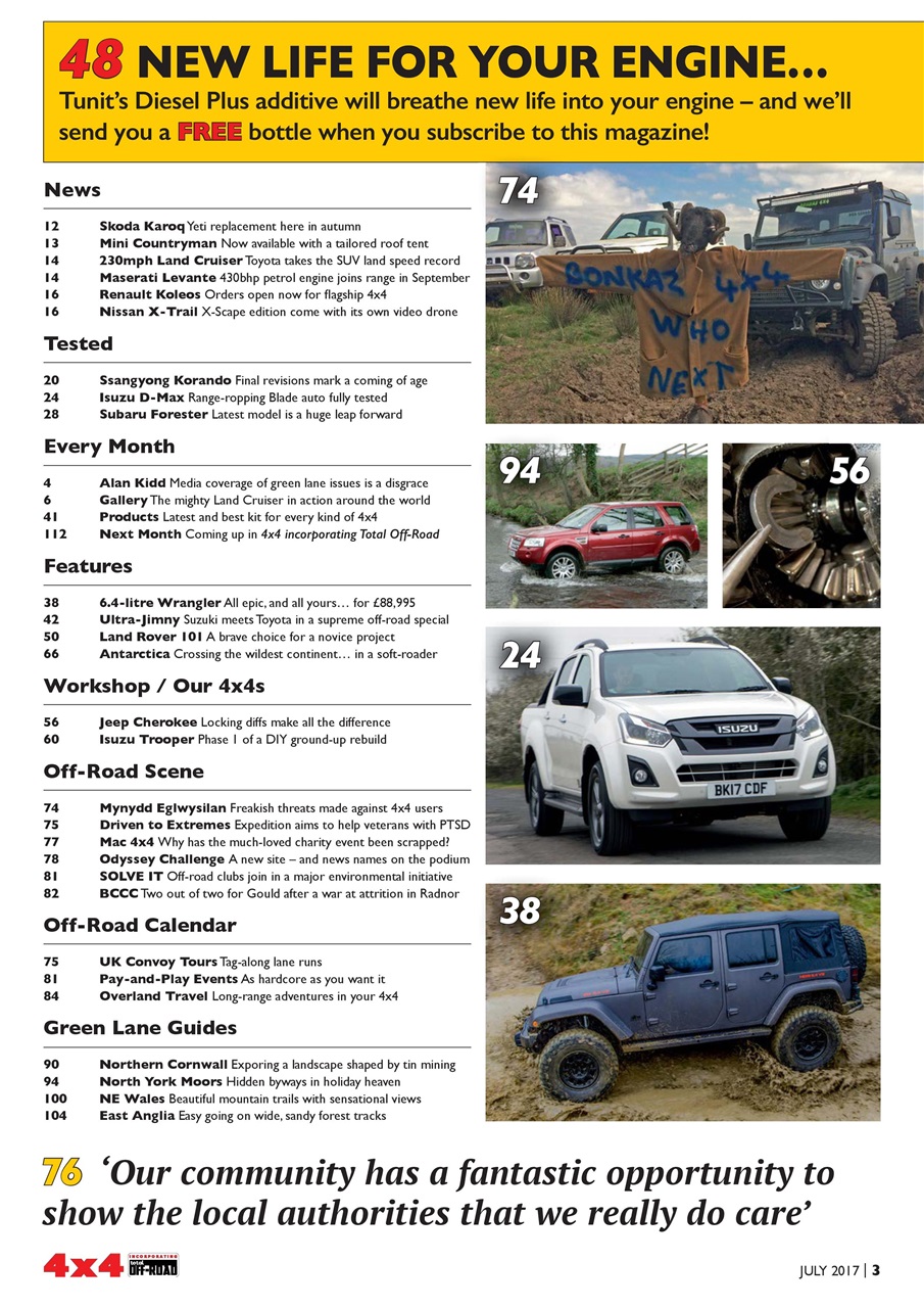 Overlander 4X4 Preview Pages