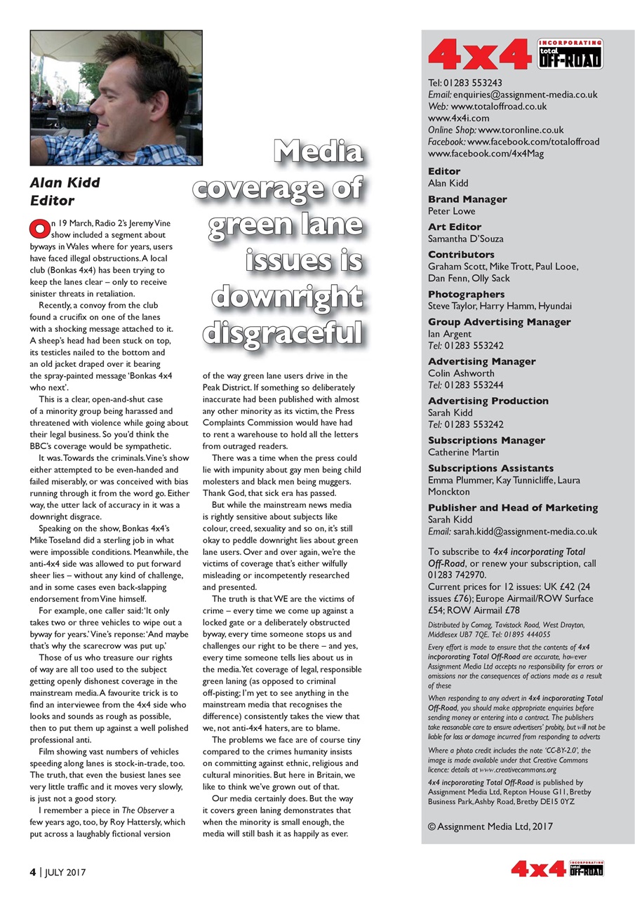 Overlander 4X4 Preview Pages