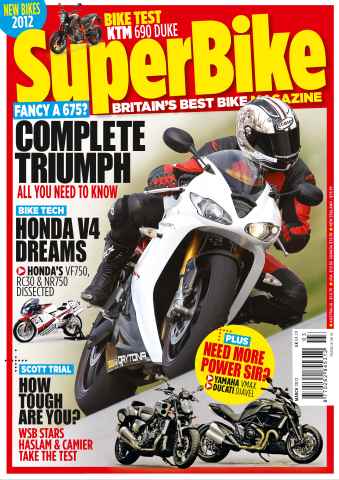 Superbike Magazine issue March 2012