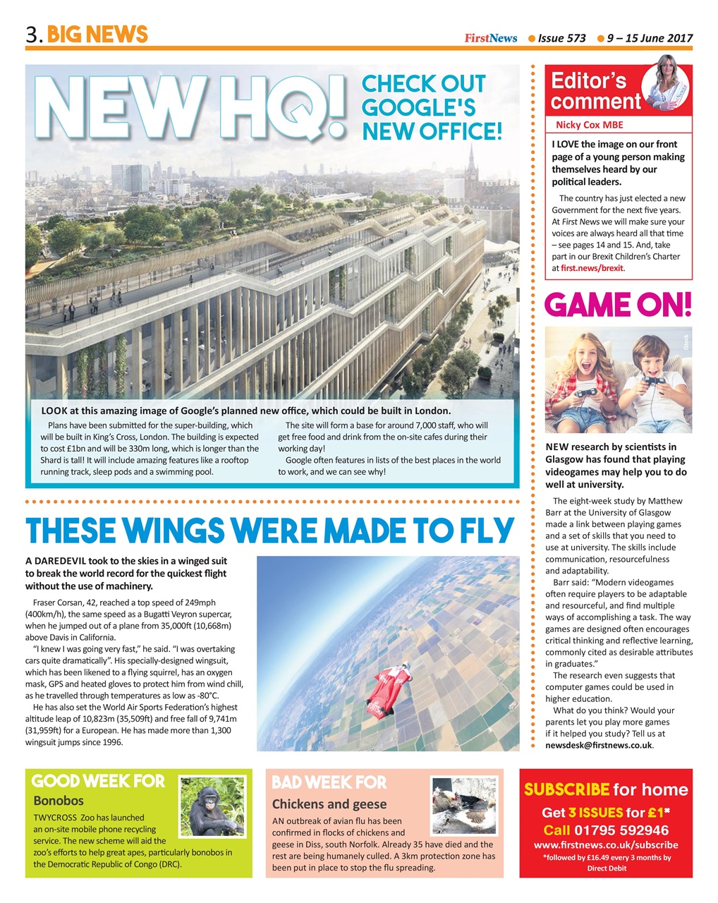 First News Preview Pages
