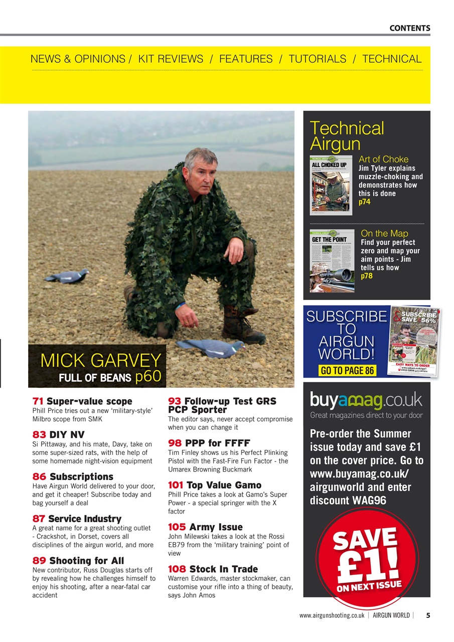 Airgun World Preview Pages
