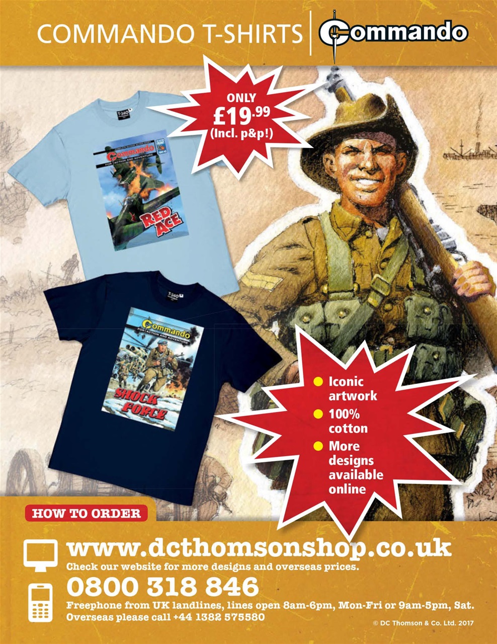 Commando Preview Pages