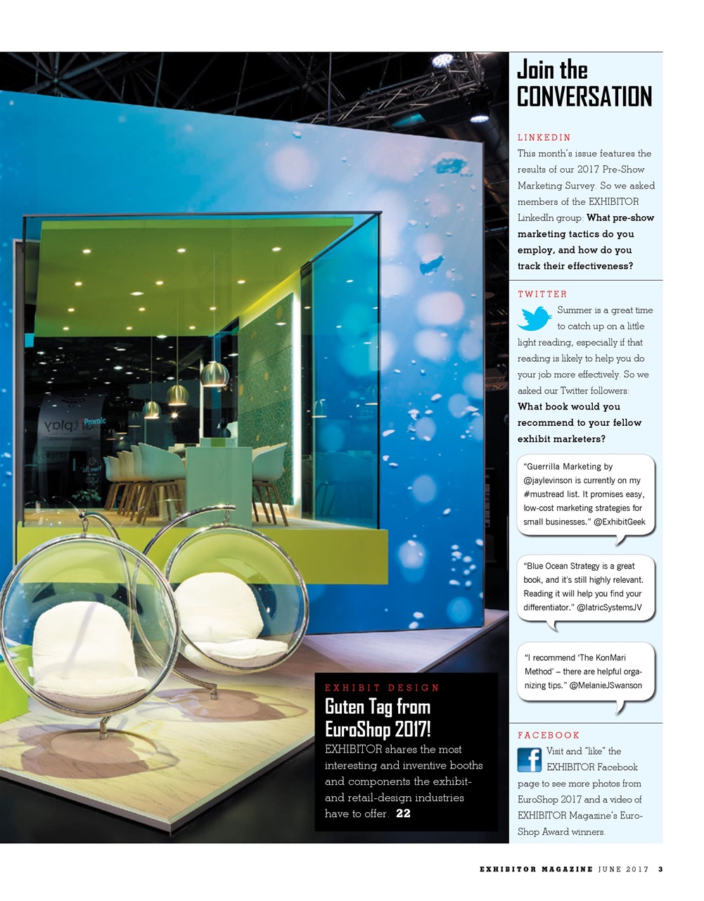 EXHIBITOR Magazine Preview Pages