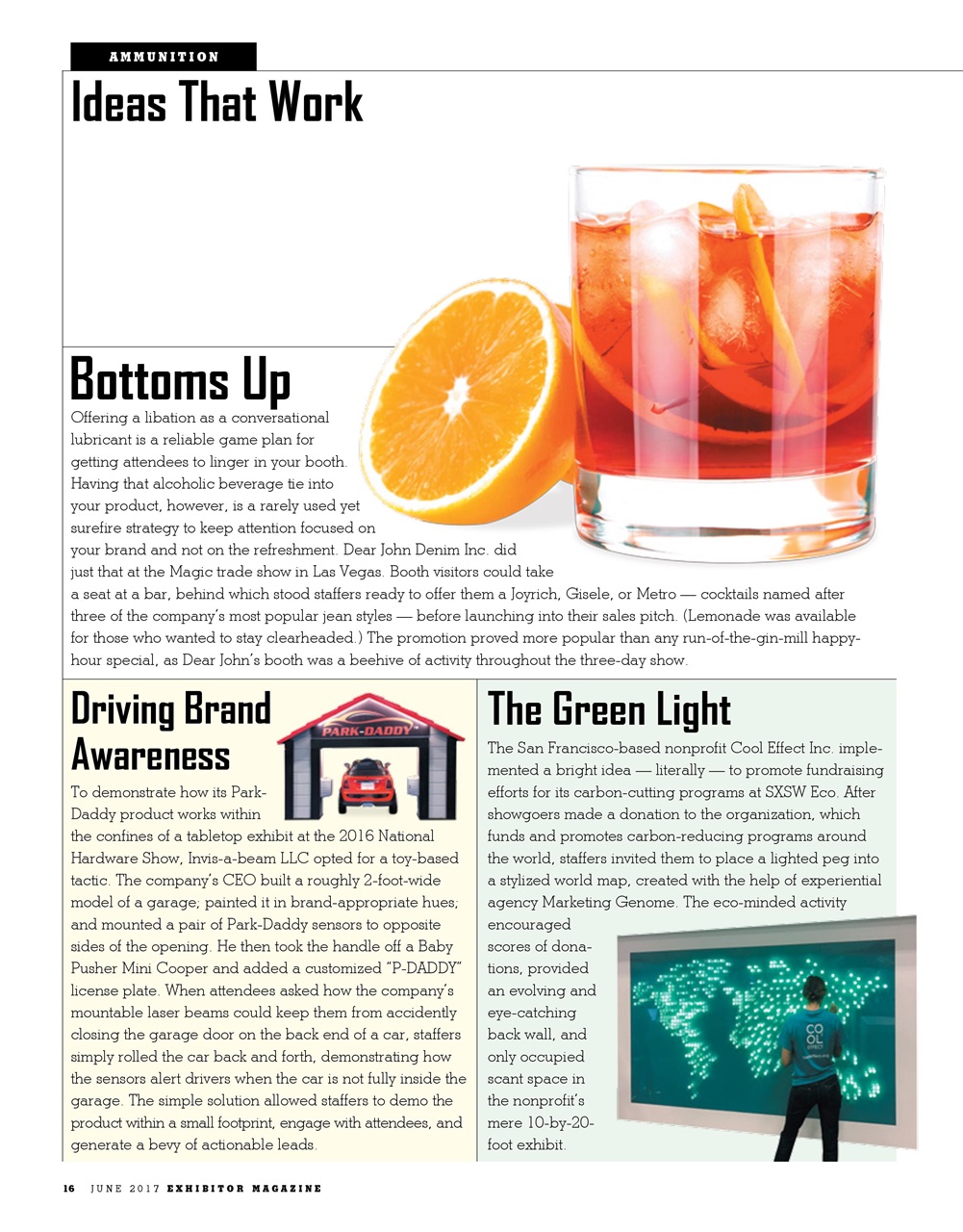EXHIBITOR Magazine Preview Pages