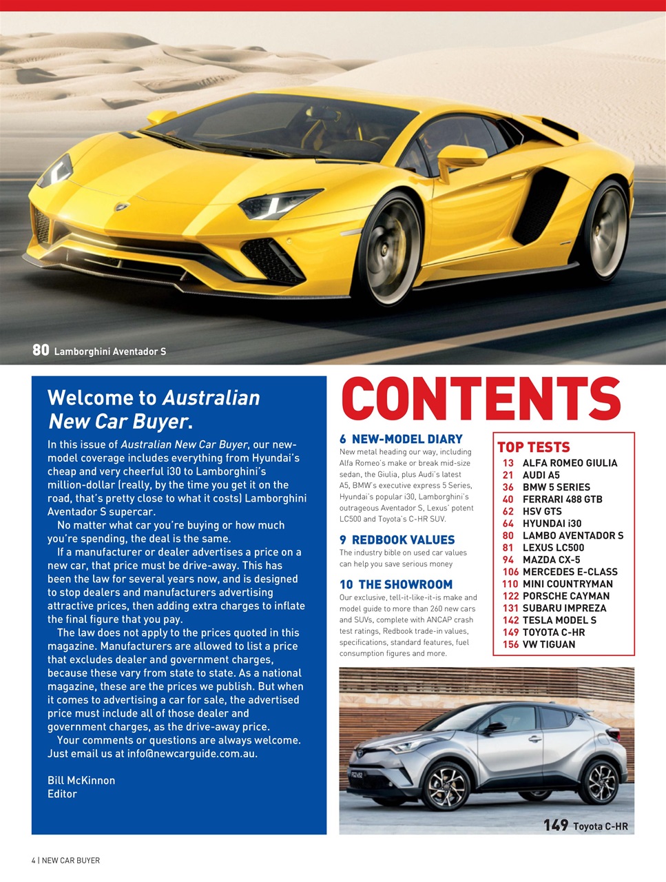 Australian New Car & SUV Buyers Guide Preview Pages