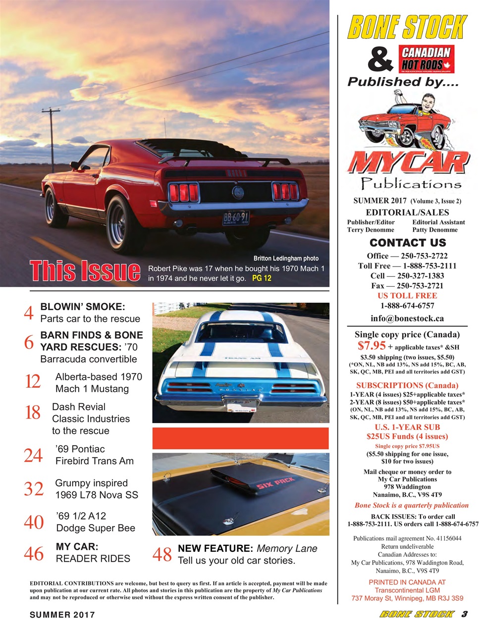 Muscle Cars Preview Pages