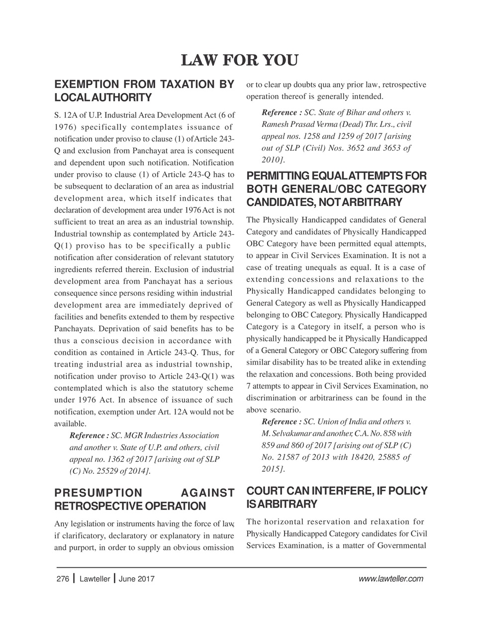 Lawteller – A Legal Awareness Magazine Preview Pages