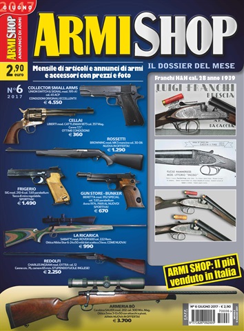 ARMI SHOP issue Giugno 2017