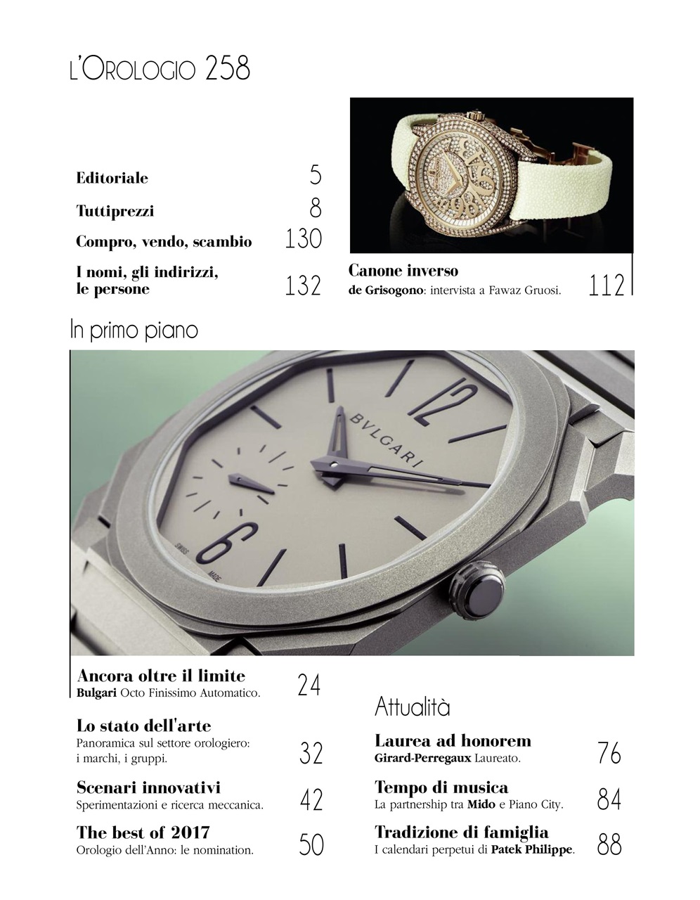 L'Orologio Preview Pages