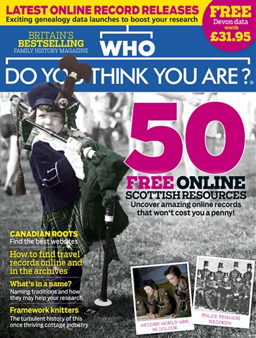 Who Do You Think You Are? issue July 2017