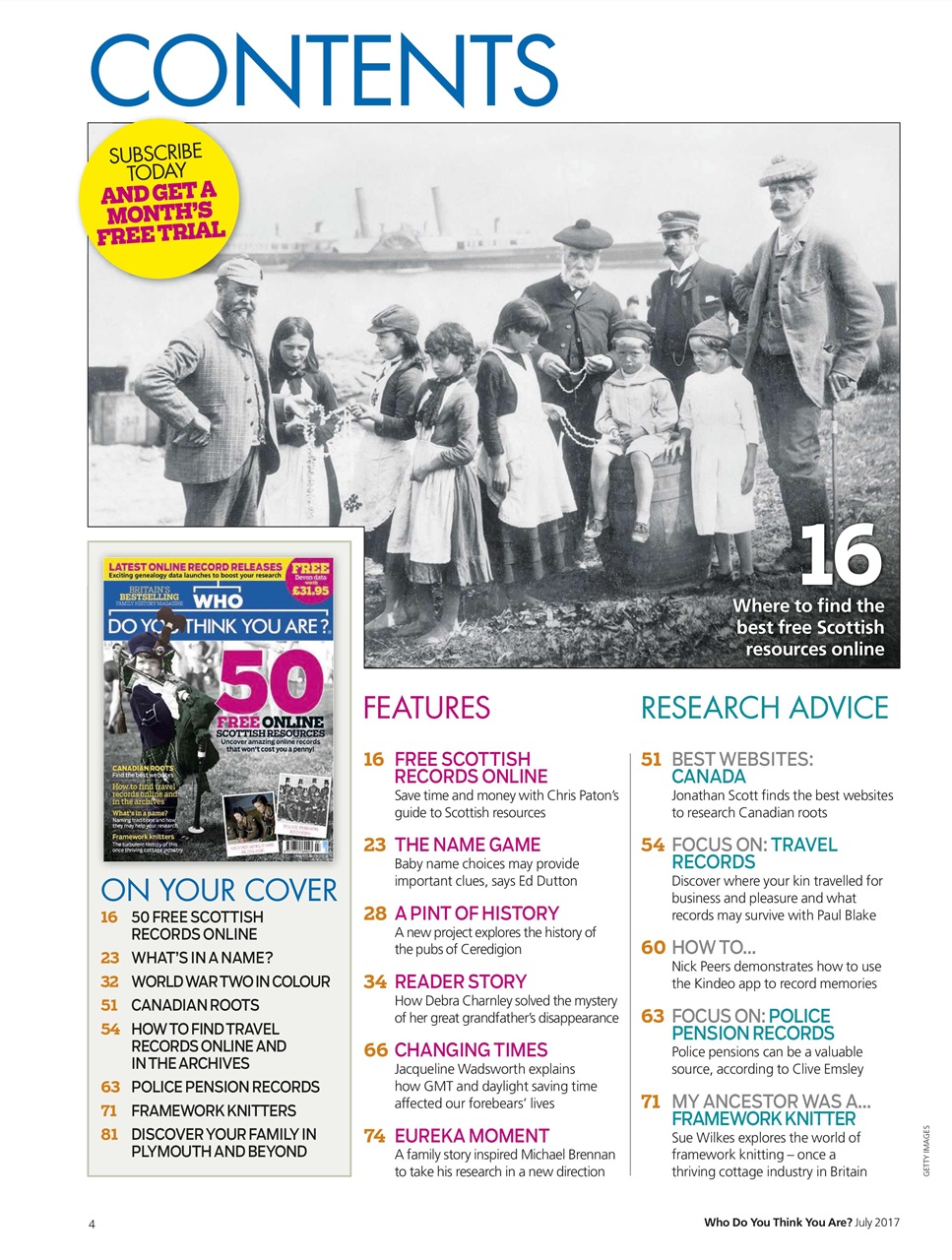 Who Do You Think You Are? Preview Pages