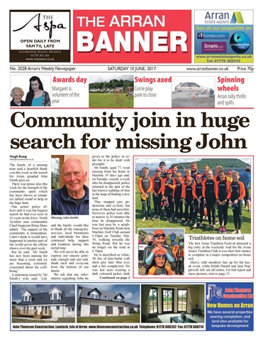 Arran Banner issue 10th June 2017