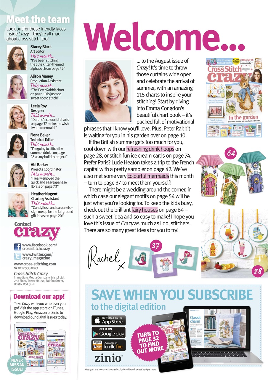 Cross Stitch Crazy Preview Pages