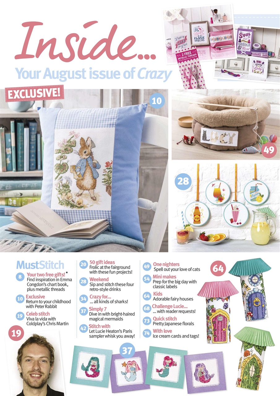 Cross Stitch Crazy Preview Pages