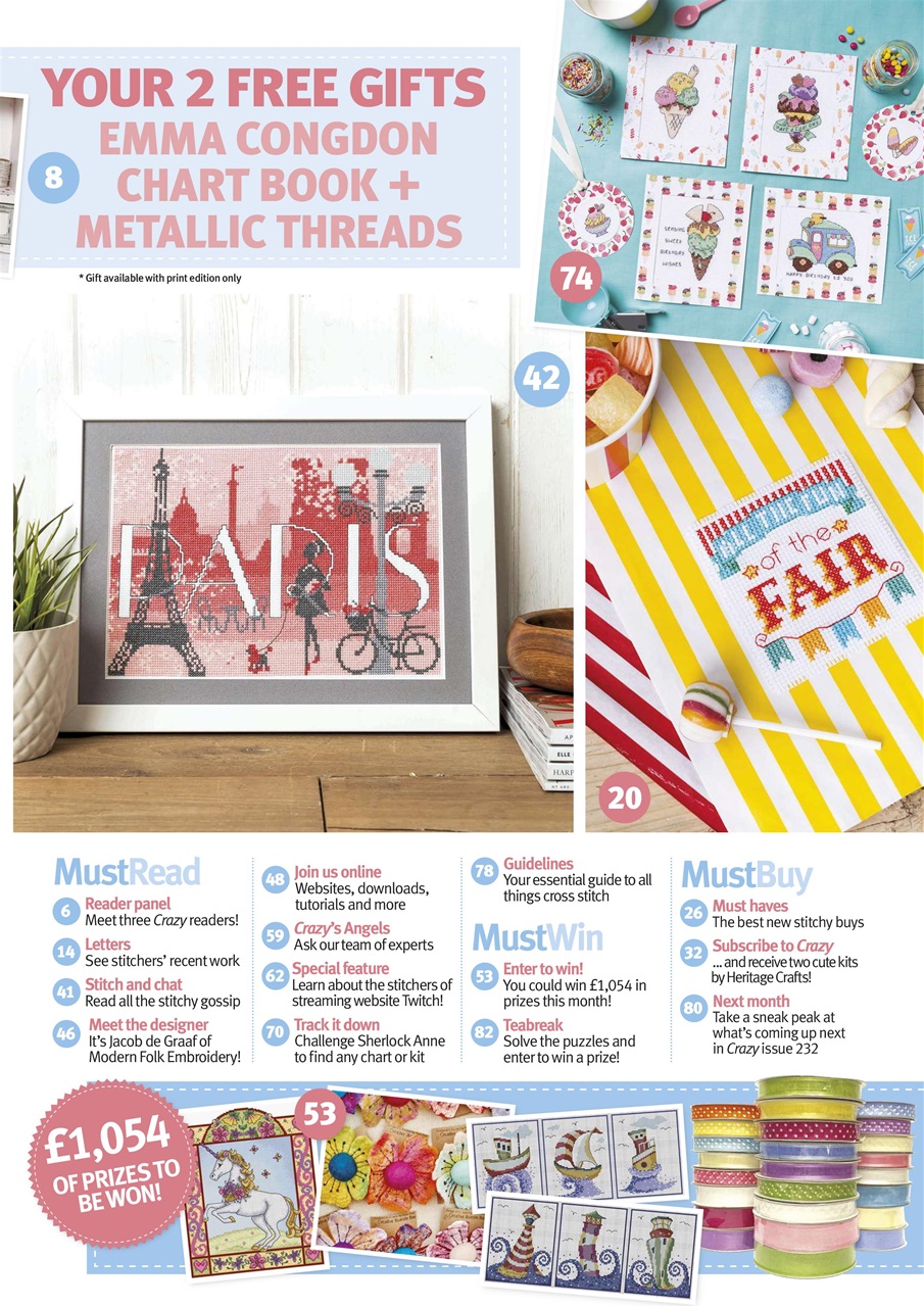 Cross Stitch Crazy Preview Pages