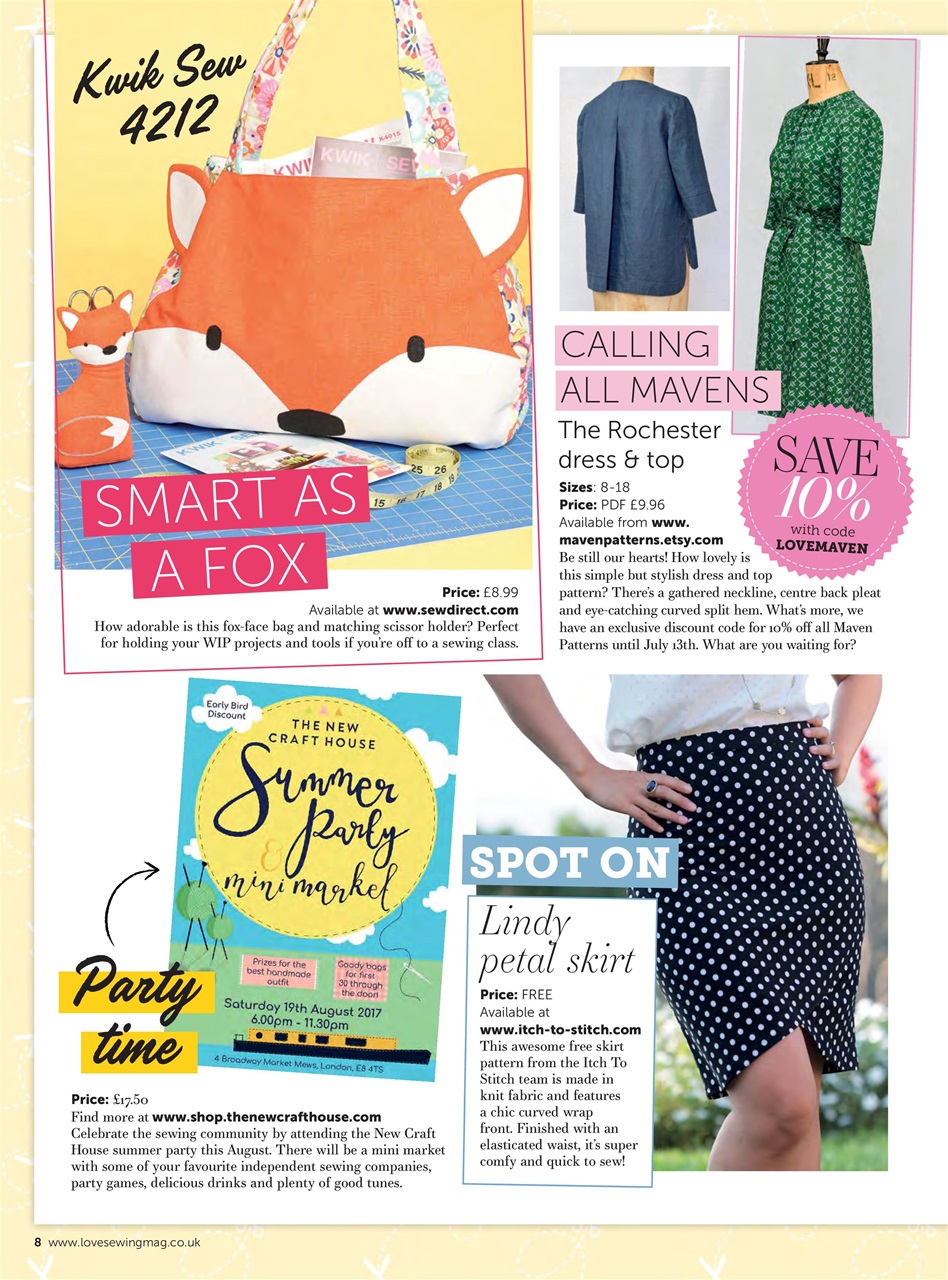 Love Sewing Preview Pages