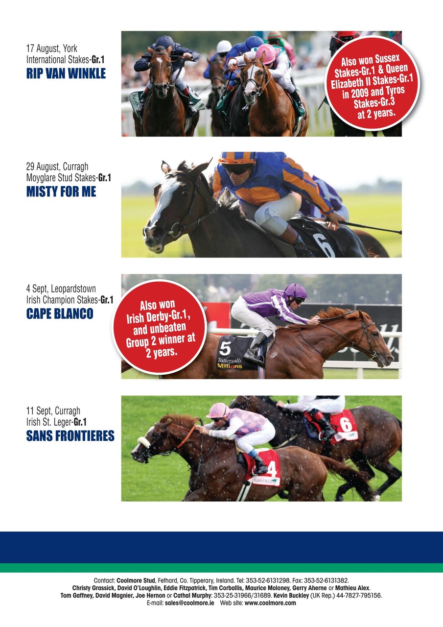 The Owner Breeder Preview Pages