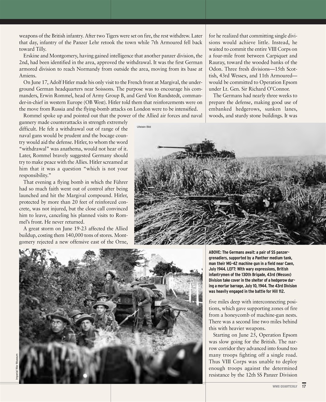WWII Quarterly Preview Pages
