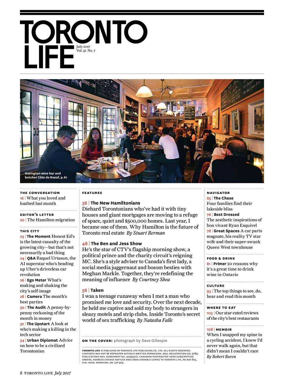 Toronto Life Preview Pages