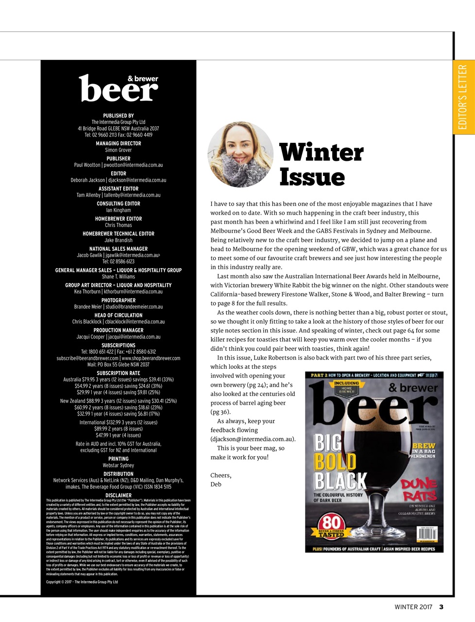 Beer and Brewer Preview Pages