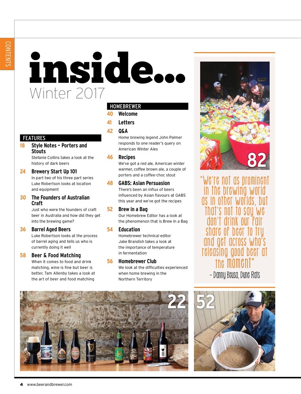 Beer and Brewer Preview Pages