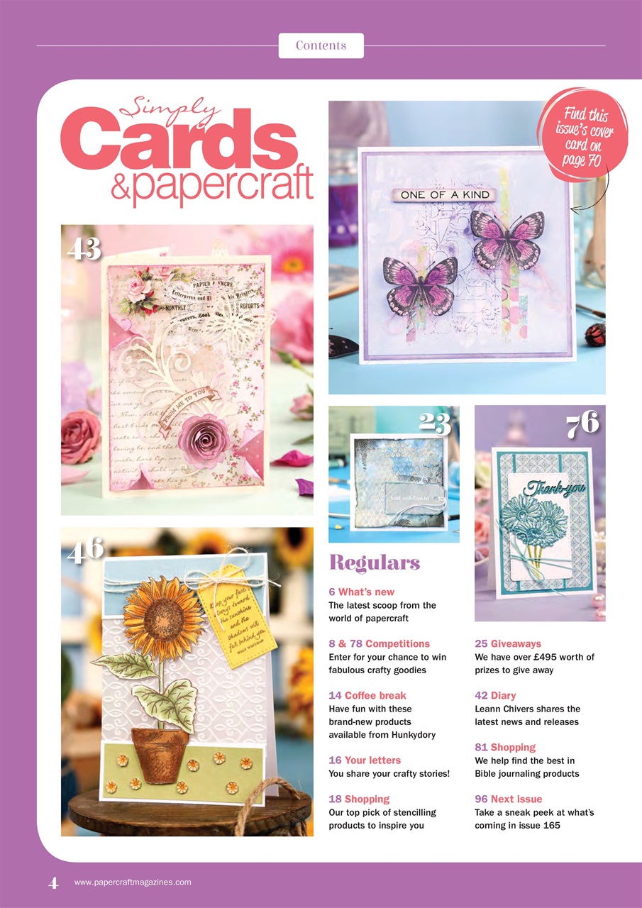 Simply Cards & Papercraft Preview Pages