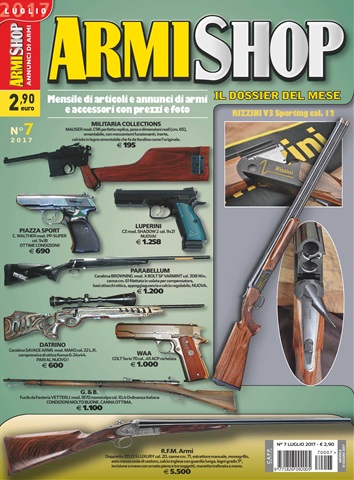 ARMI SHOP issue Luglio 2017
