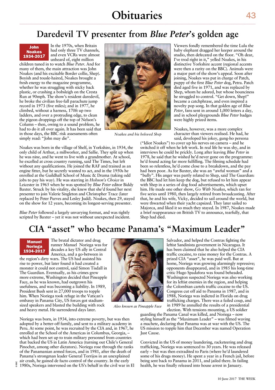 The Week Preview Pages