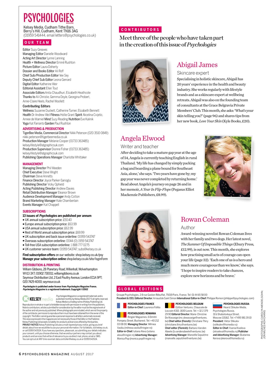 Psychologies Preview Pages