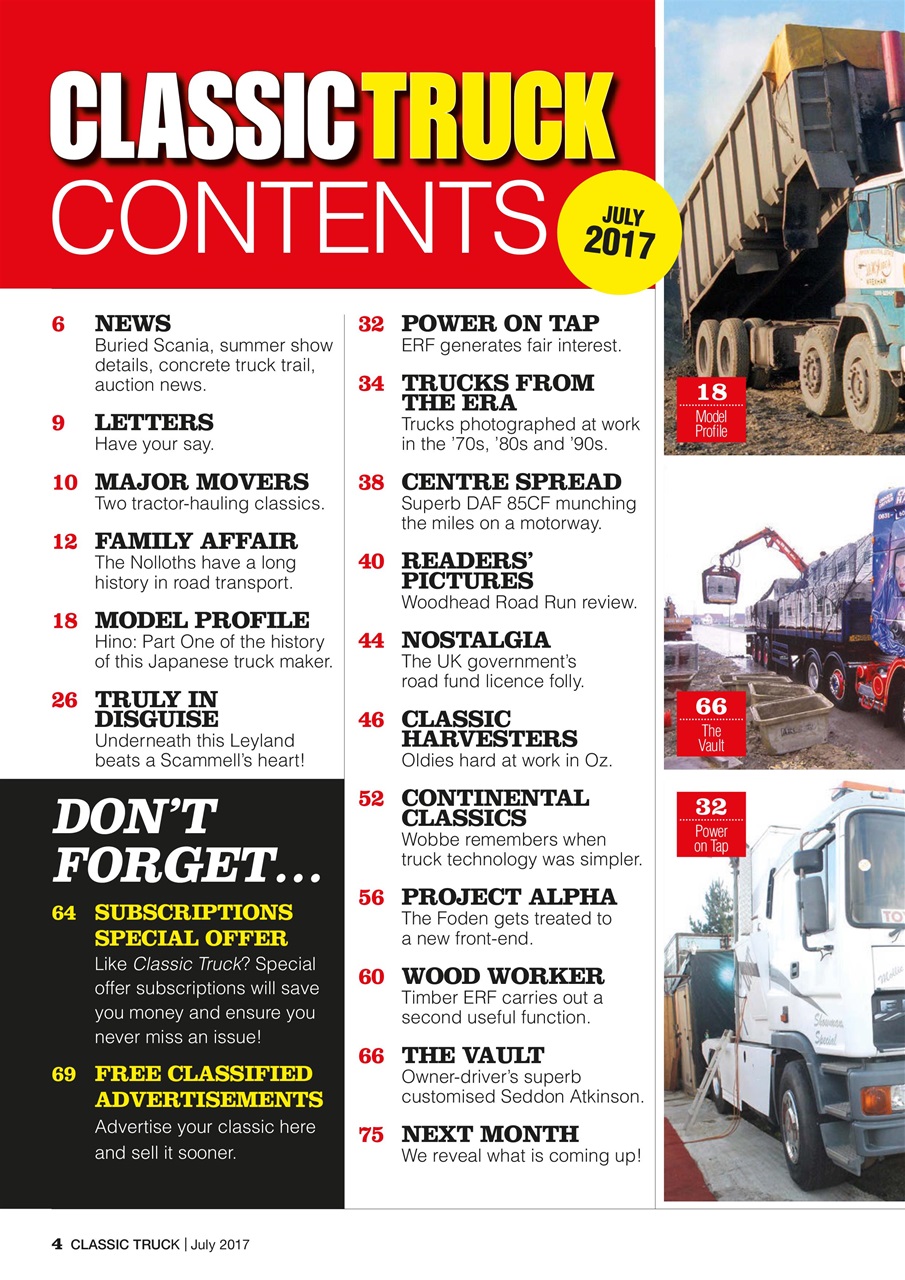 Classic Truck (OLD) Preview Pages