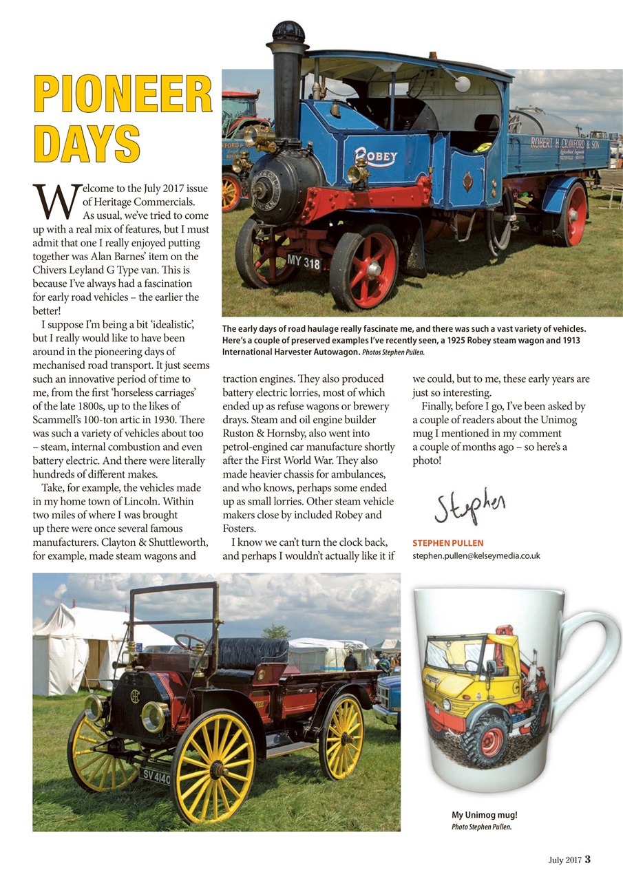 Heritage Commercials Magazine Preview Pages