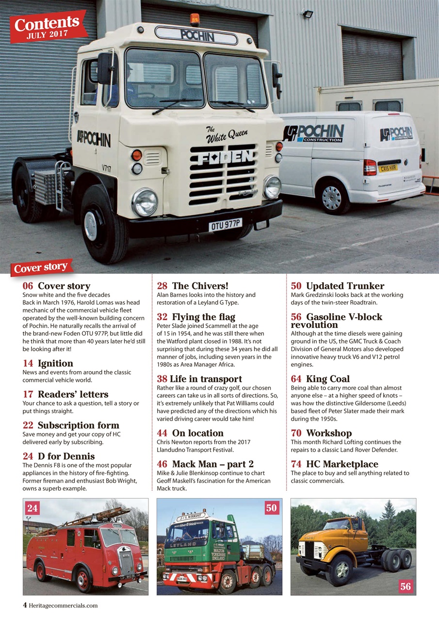 Heritage Commercials Magazine Preview Pages