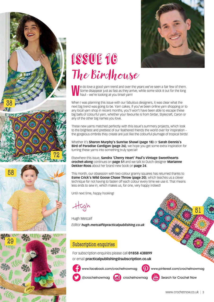 Crochet Now Magazine Preview Pages
