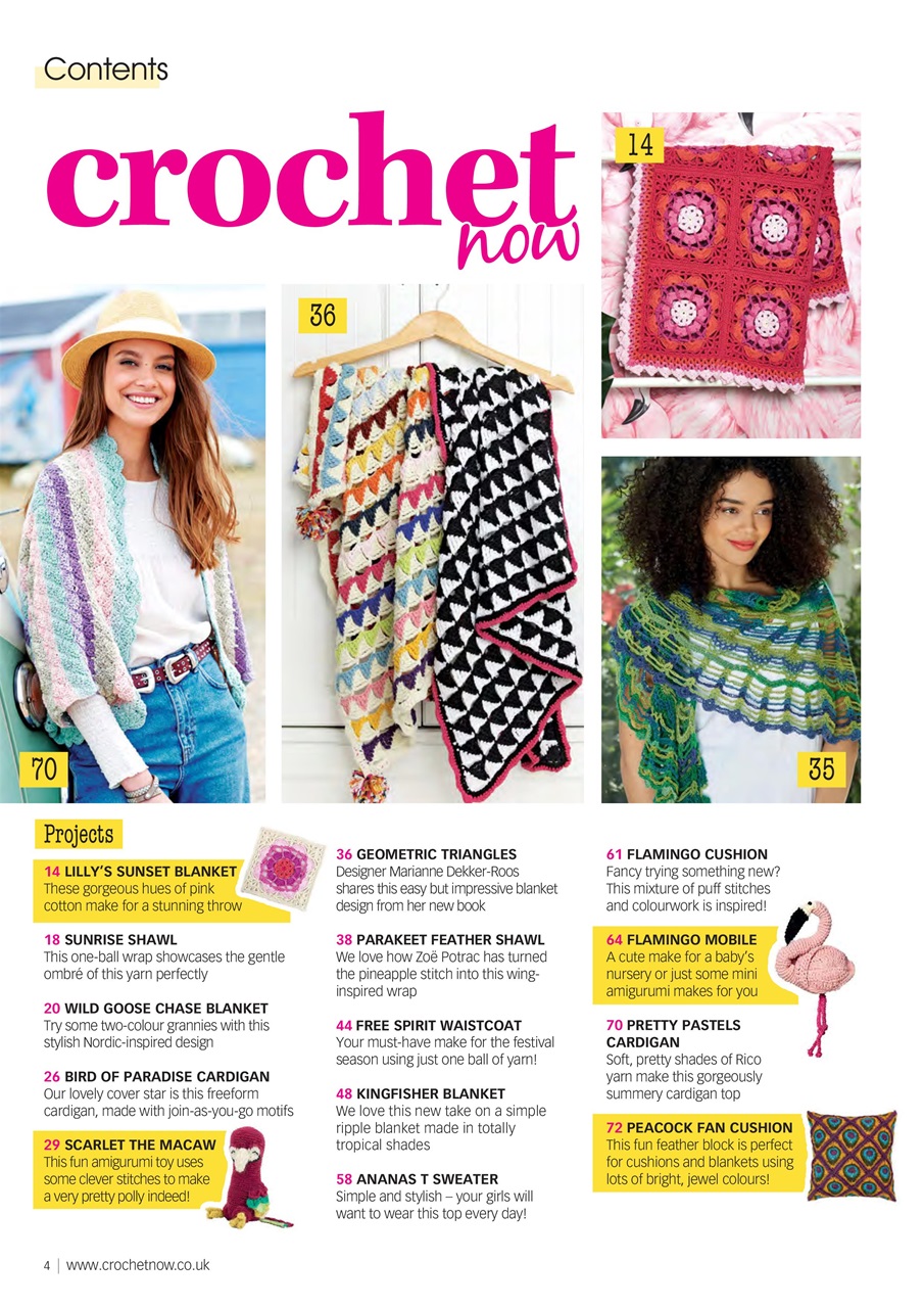 Crochet Now Magazine Preview Pages