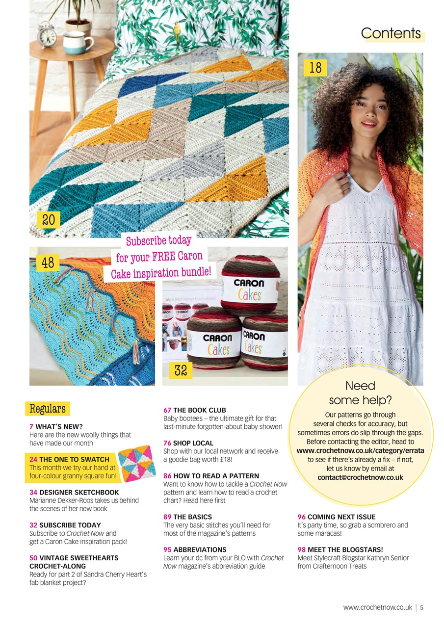 Crochet Now Magazine Preview Pages