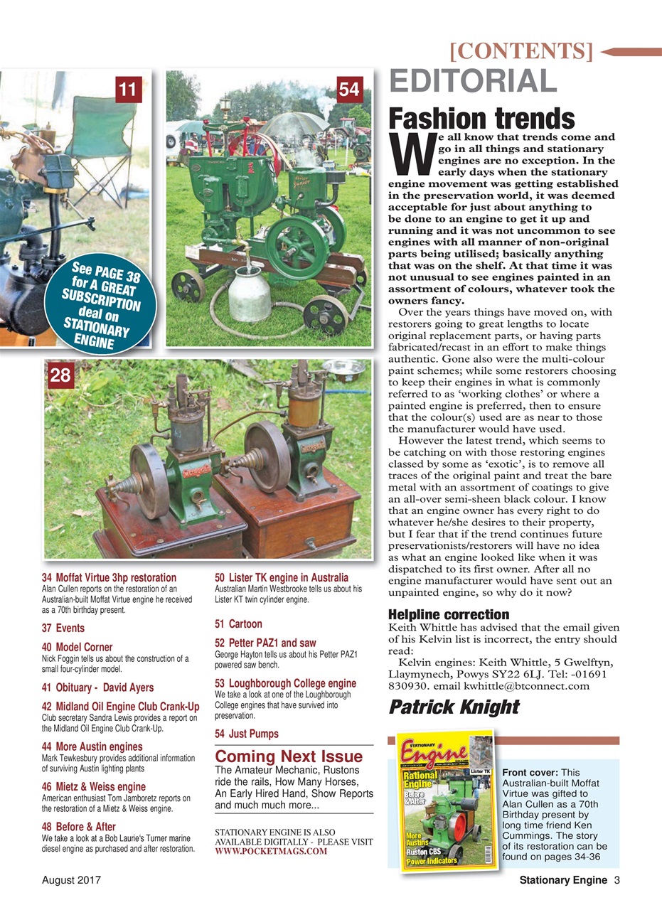 Stationary Engine Preview Pages
