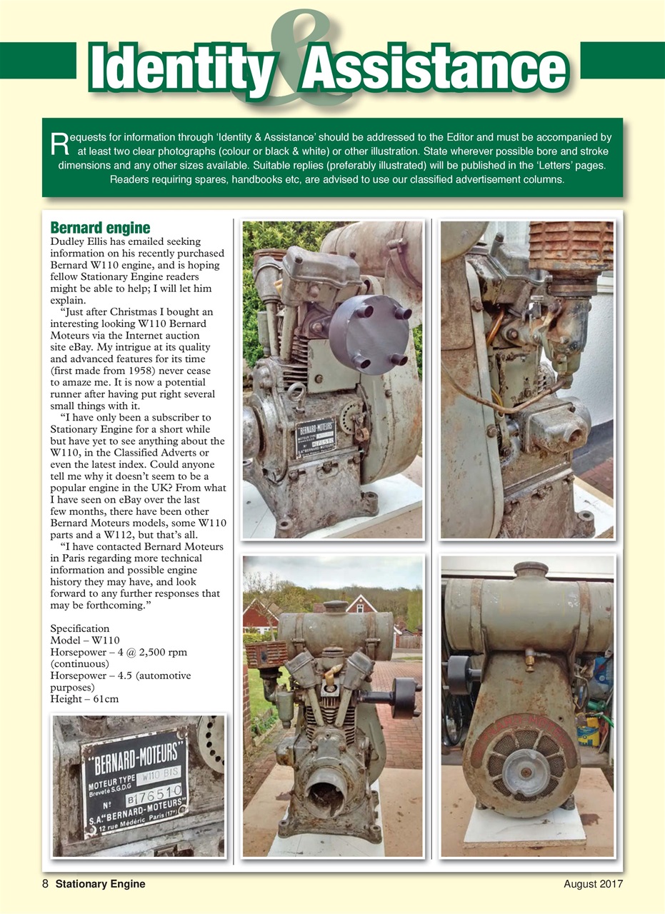 Stationary Engine Preview Pages