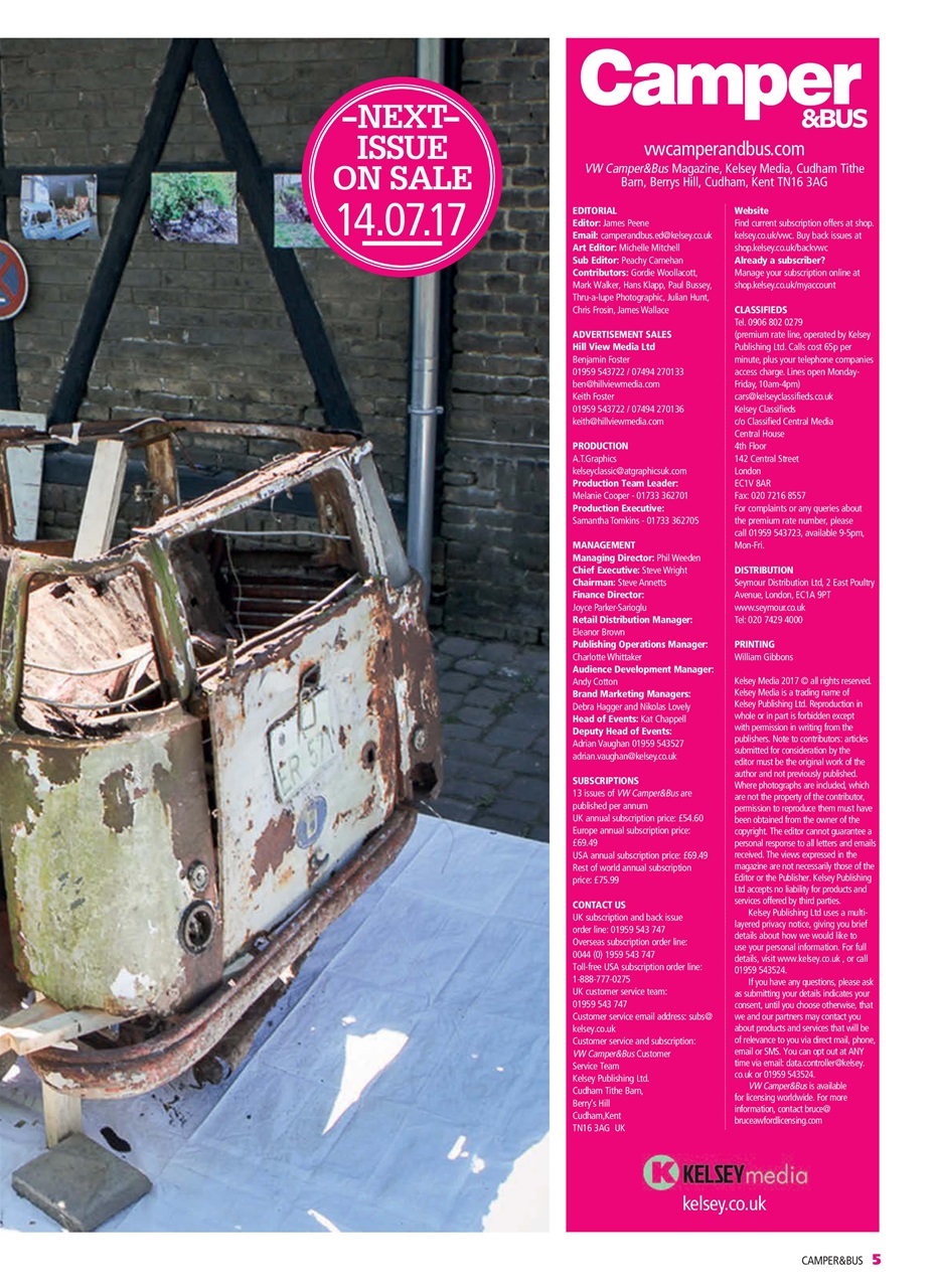 VW Camper Preview Pages