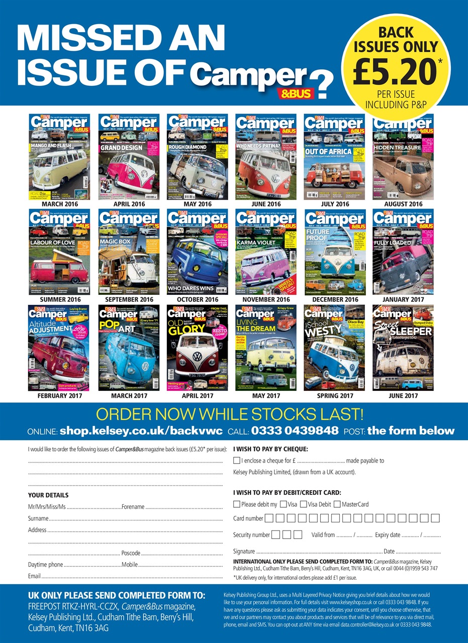 VW Camper Preview Pages