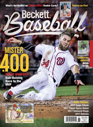 Beckett Baseball Magazine issue July 2017