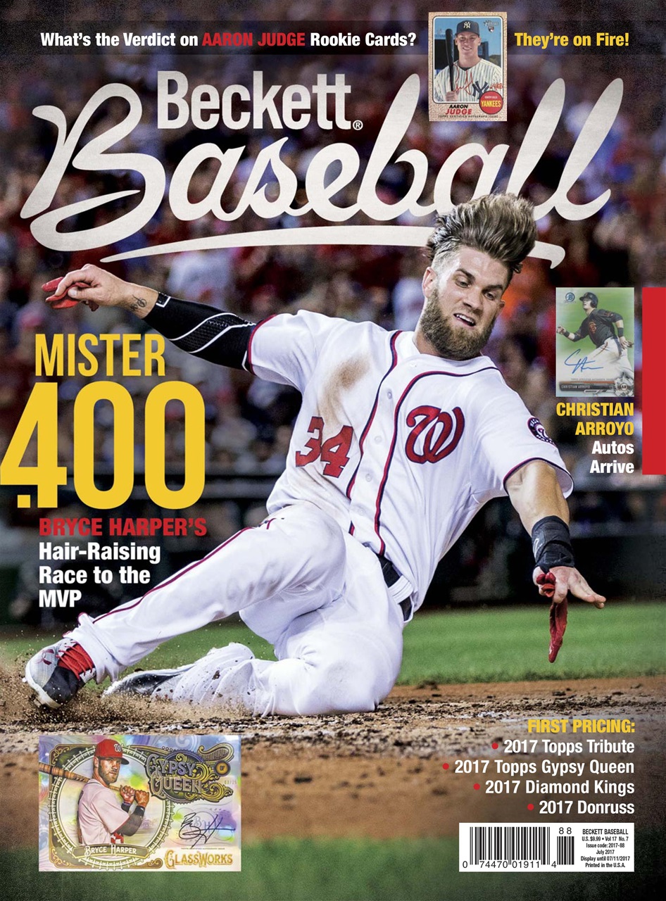 Beckett Baseball Magazine Preview Pages